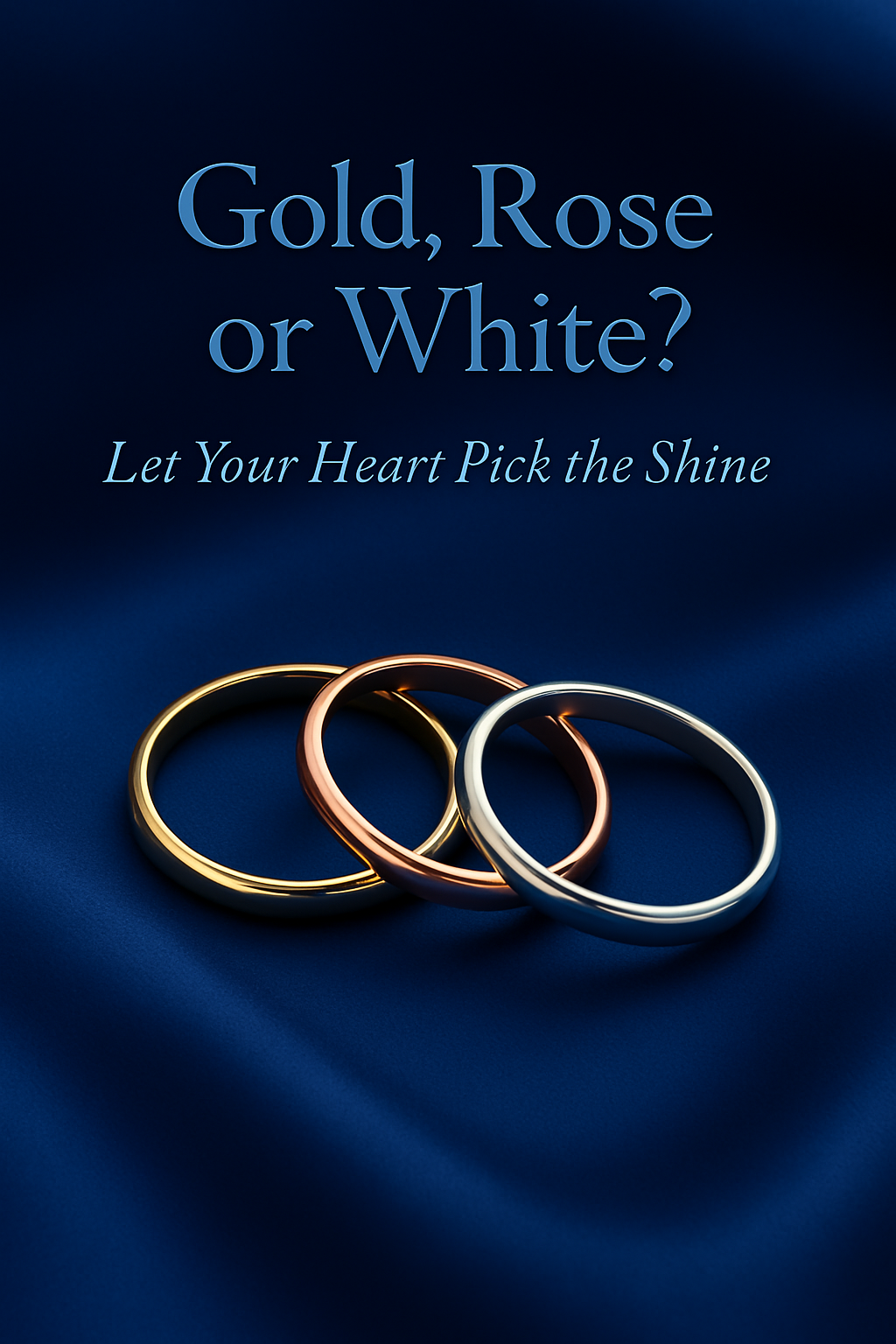 Gold, Rose or White? Let Your Heart Pick the Shine
