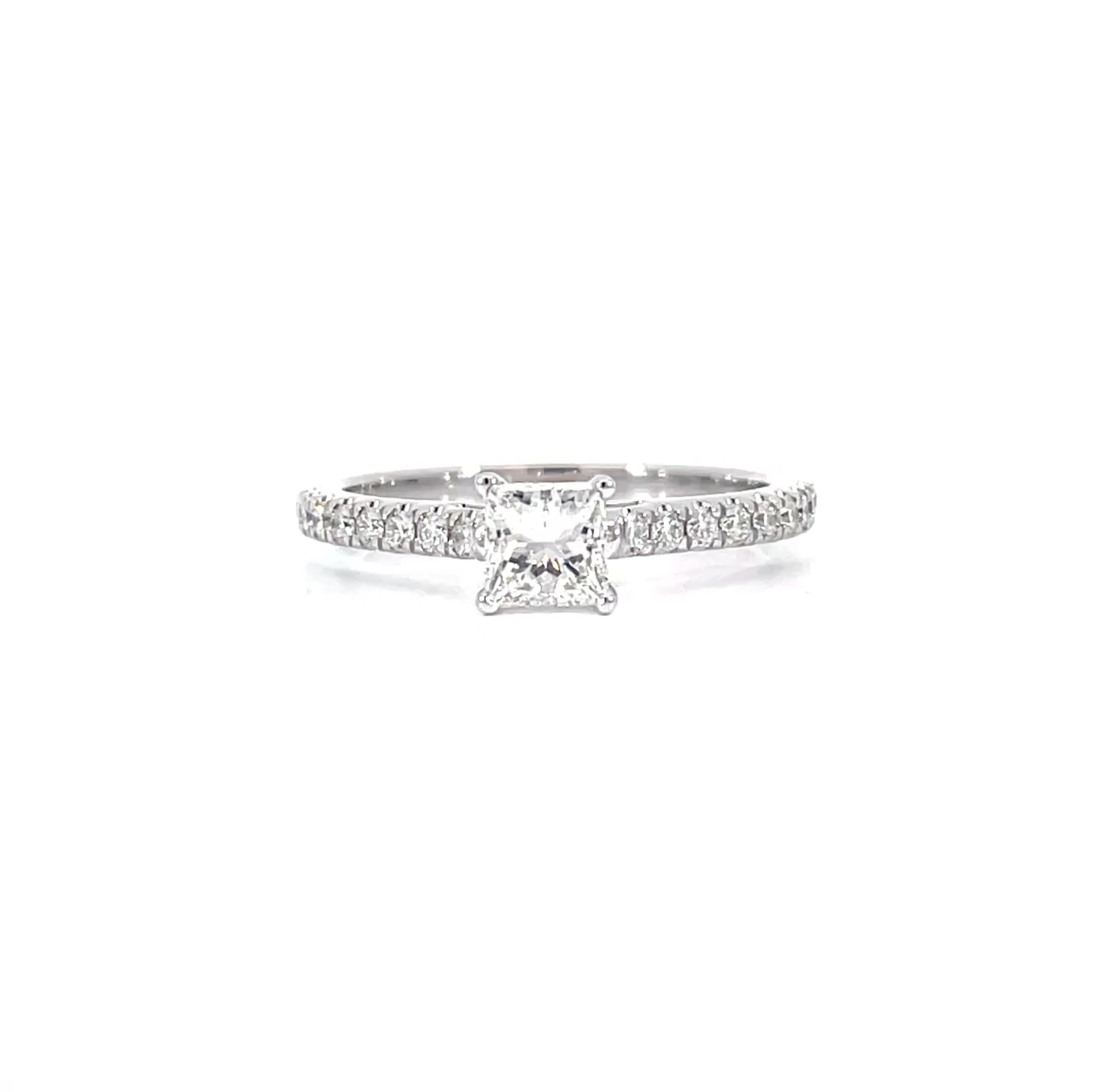 Princess Pave Ring