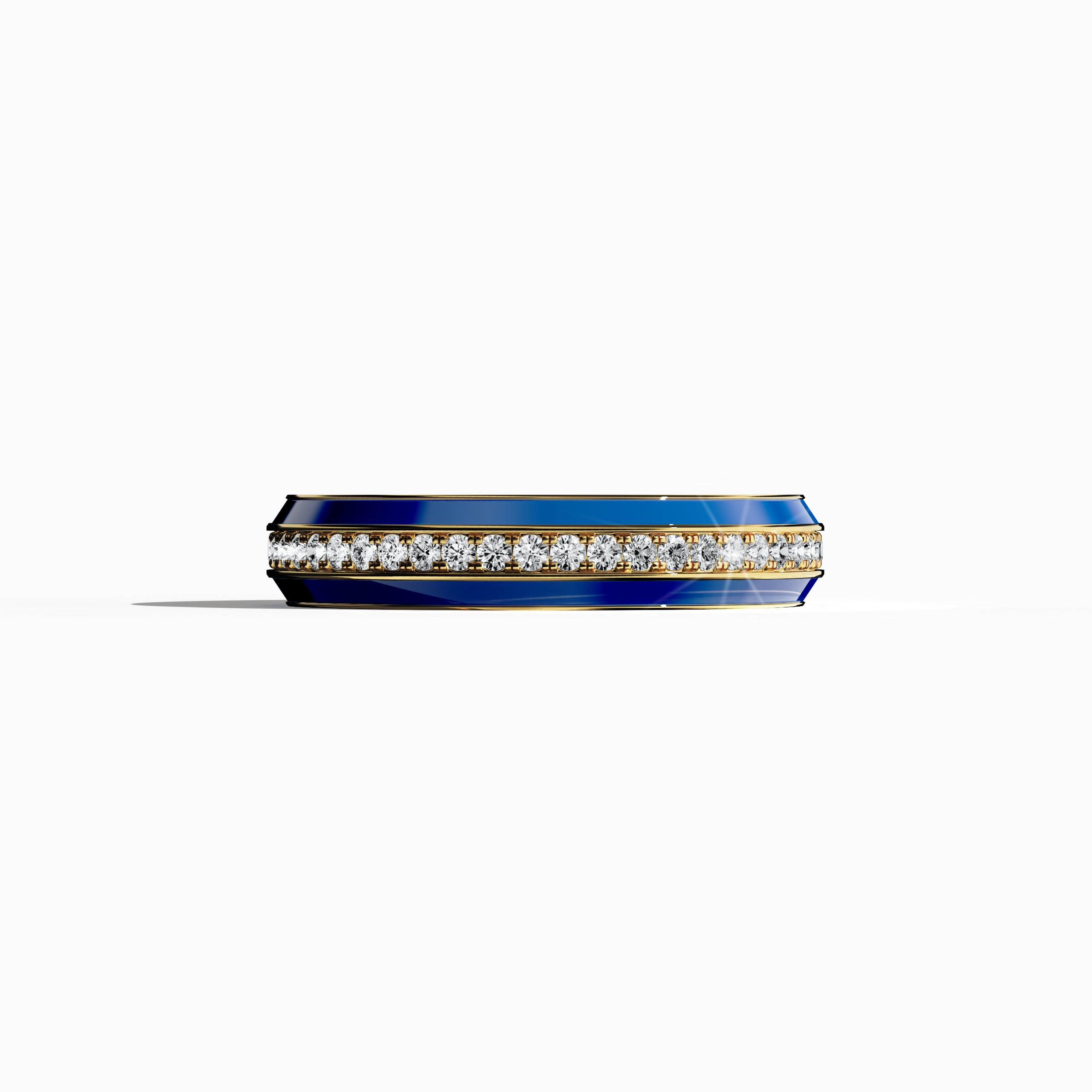 Experience the modern allure of this жёлтое золото ring featuring vivid blue glossy enamel and a stunning 0.35 carat paved center stone. The exquisite pave band—recognized as Eternity Pave, Pavé Chic, and Carat Pave—is beautifully captured in a sleeping front view, where intricate pavé detailing and the vibrant contrast between warm жёлтое золото and dynamic blue enamel evoke luxury, refined craftsmanship, and contemporary designer artistry.
Keywords: enamel, pave, luxury, designer.
