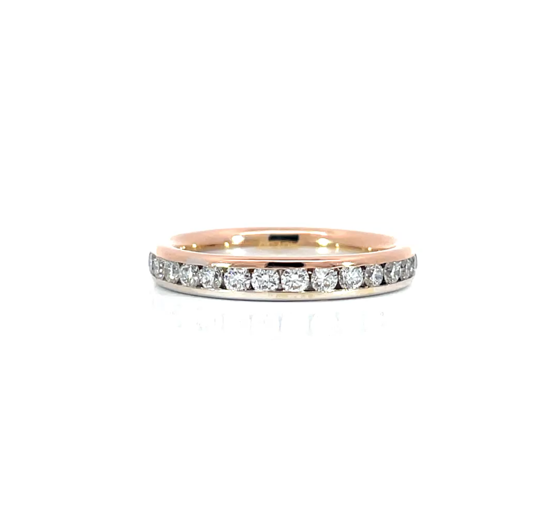 Round Eternity Band - Channel Setting