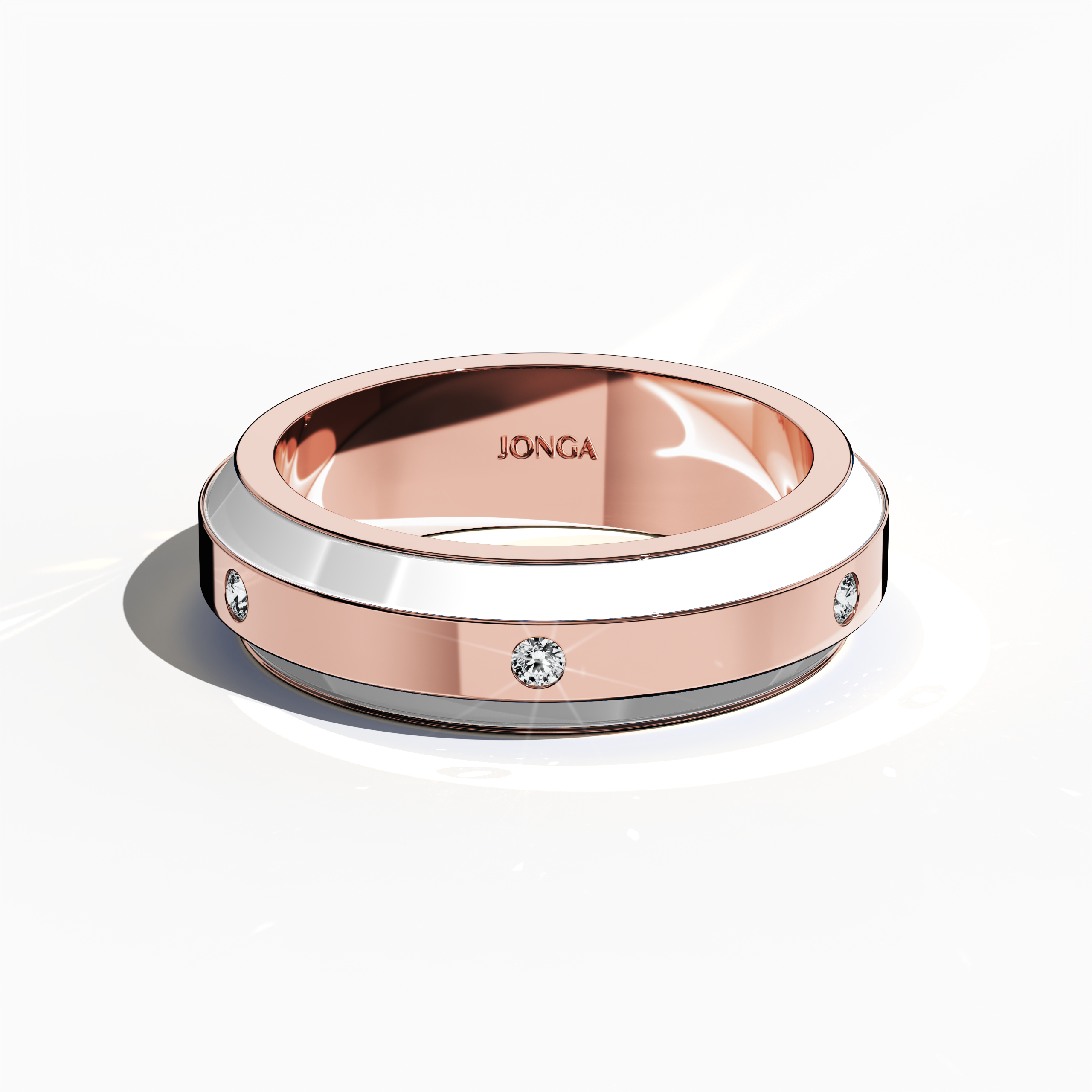 Masterfully crafted in розовое золото with elegant white enamel, this six‐diamond ring features a glossy finish and a precise centerline of brilliant diamonds (up to 0.20 carats). Known as “Vintage Elegance,” “Enamel Enchantment,” and “Luminous Legacy,” its design exudes contemporary style and timeless sophistication. Captured from a sleeping front top view, the image emphasizes intricate detailing, refined finish, and keywords: luxury, designer, создано вручную, fine Украшения.