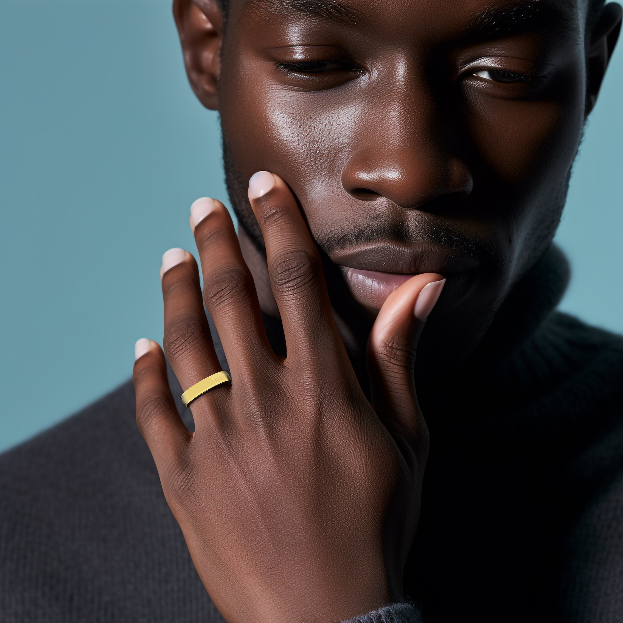 Gracefully worn on his finger, this elegant жёлтое золото wedding band features a 6 мм width and a dazzling glossy finish that accentuates its minimalist design. Referred to as a simple wedding band, minimalist wedding ring, classic gold band, or modern wedding band, it boasts smooth contours and a warm, radiant sheen. Celebrated across varied design traditions for its timeless simplicity and refined elegance, the ring epitomizes modern luxury. Keywords: жёлтое золото, glossy, 6 мм, elegant, minimalist.