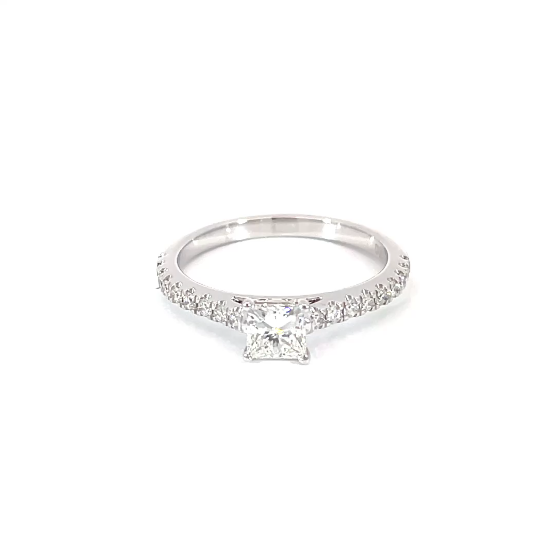 Princess Pave Ring